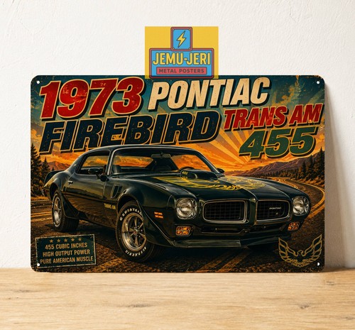 Poster insegna metallo auto - poster,
