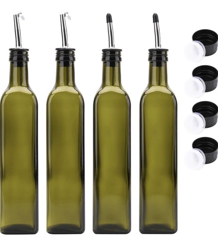 Oil dispenser glass bottle - oil,