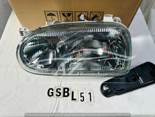 Faro anteriore proiettore sx Volkswagen Golf III GTI 01/93 10/97 lampadina H1 H1