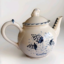 Rara teiera ceramica dipinta a