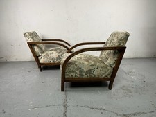 Coppia poltrone legno curvato deco anni 40’ vintage design