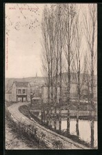 CPA Boen, Avenue de la Gare 