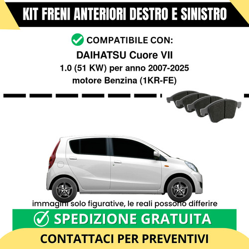 Pastiglie freno anteriori - pastiglie,