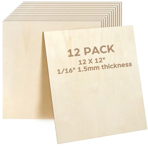 12pcs fogli basswood per - di,