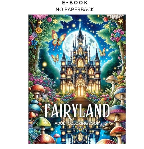 Fairyland adult coloring book - fairyland,