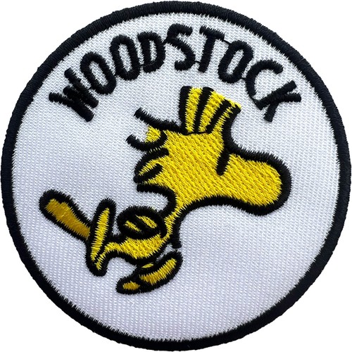 Snoopy woodstock patch iron - snoopy,