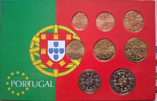 Monete euro del - euro, portogallo