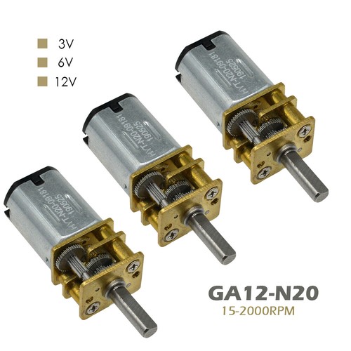 Ga12 n20 12v micro - 3v/6v/12v,