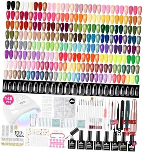 148pcs gel nail polish - 148pcs,
