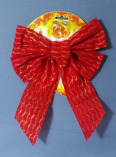 Coccarda natalizia rossa - natalizia,