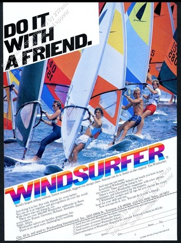 1981 windsurfer foto colori - windsurfer,