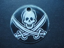 PIRATI DEI CARAIBI flipper osso croce promo chiave fob SPEDIZIONE GRATUITA