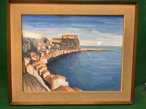 Dipinto olio barilla - ad, di