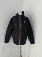 Giacca termica nera con cappuccio leggera K.Way Marten taglia XL