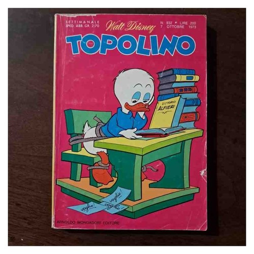 Topolino libretto 932 walt - libretto, n.932