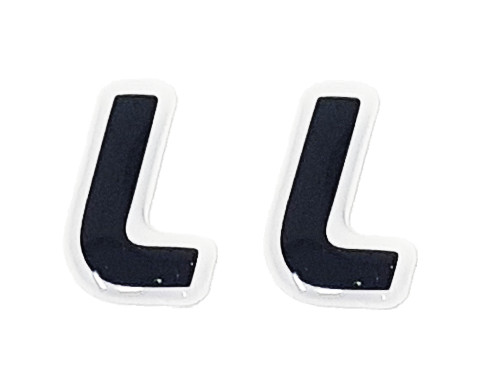 Adesivo lettera 3d tabella - adesivo,