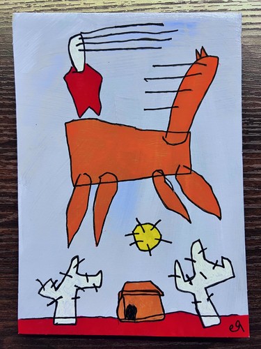 E9art 5x7 con una - 5x7, 'con