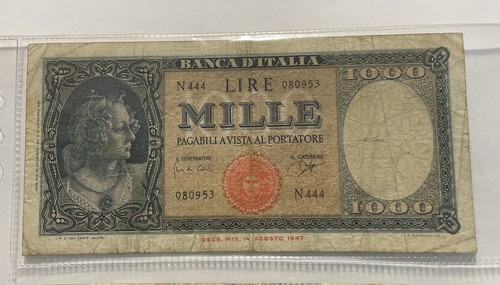 Banconota 1000 lire - banconota, di
