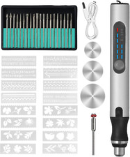 Penna Elettrica per Incisione, 40 Pezzi Kit Di Strumenti per Incisione, Penna In