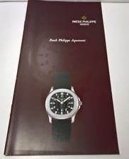 RARE VINTAGE PATEK PHILIPPE AQUANAUT 5065 - 5066 BOOKLET ANNO 98 ITALIANO