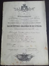 DIPLOMA GUARDIA D'ONORE TOMBE RE REDUCI CAMPAGNE NAZIONALI VETERANI ATTESTATO