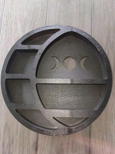 Espositore legno nero - legno,