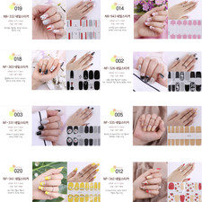 Adesivi Nail Wraps Full Size Smalto Manicure Decorazione 3D Decalcomanie Quotidiane A Fai da Te