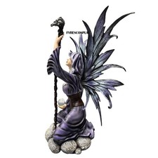 Statuetta Fata Con Sfera