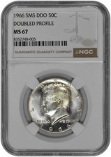 1966 SMS DDO 50c Kennedy mezzo