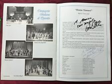Autografi originali CARLO VITALE & MARIA R.CONGIA-Compagnia Operette-IN PERSON