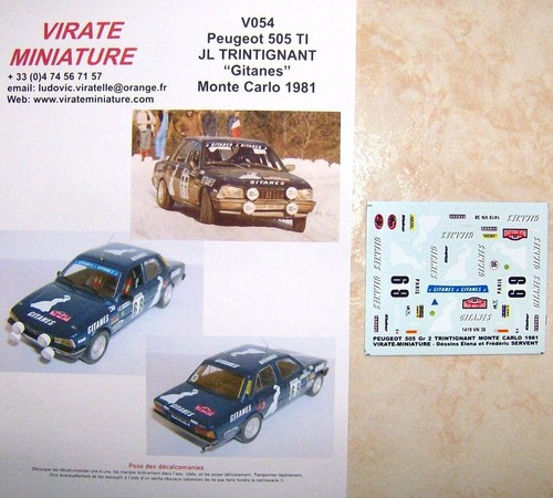 V054 peugeot 505 - v054, rallye