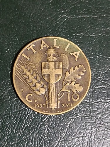 Moneta italia regno 10 - moneta,