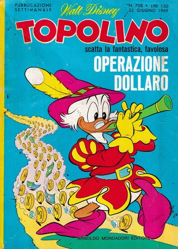 Topolino 708 walt disney - n.,