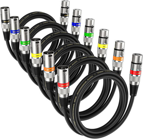 Xlr microphone cable - cable, feet