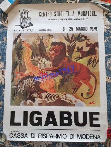 Antonio ligabue manifesto 1979 - antonio,