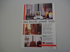 advertising Pubblicità 1988 STUFA PIAZZETTA