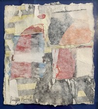 Giuseppe Rovesti - Collage su carta - 1995 - No Rotella 