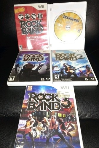 Nintendo wii rock band - nintendo,