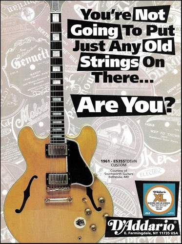 Addario corde chitarra 1993 - chitarra,