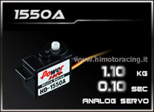 Mini servo analogico - servo, power