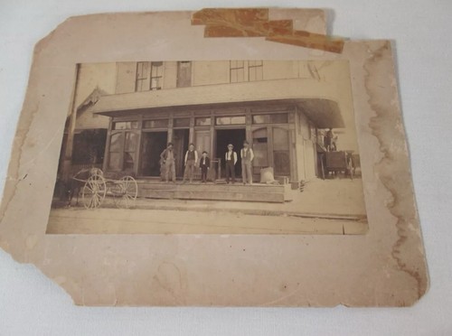 Antica foto 1897 negozio - , di