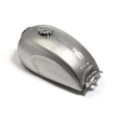 Serbatoio Cafe-Racer, acciaio, circa 8 litri, universale, Caferacer, Scrambler, Tracker