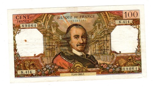 France billet 100 francs - billet, 1969