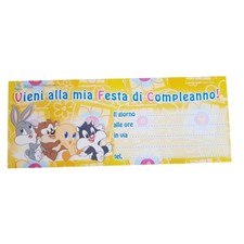 Inviti Compleanno Baby Looney