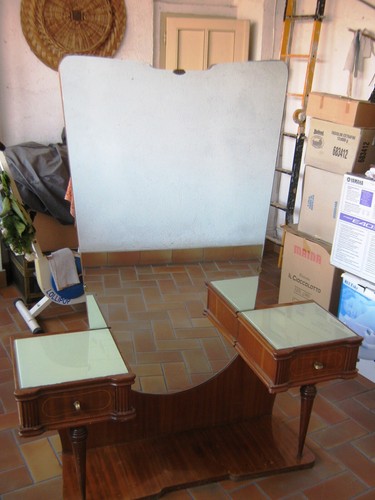 Antica pettineuse specchiera - pettineuse,