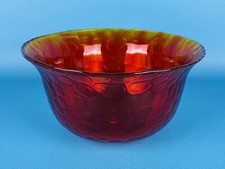 La Murrina Vaso Artistico In Vetro Di Murano Giallo Rosso Design 1980 Firmato