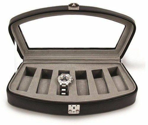 Cassa orologio pelle nera - in,
