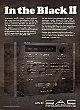 AMPLIFICATORE STEREO SAE STATO SOLIDO VINTAGE ANNI 70 STAMPA RIVISTA ANNUNCIO 2200 2900 8000 Pinup