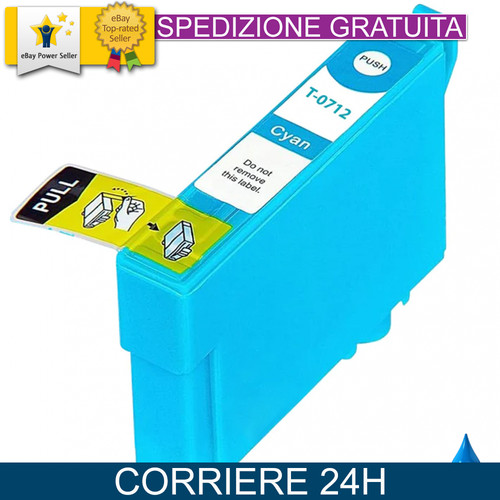 Cartuccia t0712 ciano - cartuccia,