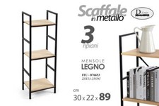 LIBRERIA SCAFFALE METALLO 3